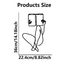 1 件装 美女金属标牌 适用于卧室装饰 铁质挂牌 家居装饰 金属工艺品