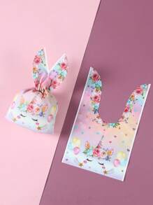 50pcs Unicorn Theme Rabbit Ears Gift Bags, Gift Wrapping Bags, Unicorn Decoration, Unicorn Theme Birthday Party Decorations, Wild One Decor, Gift Wrapping Supplies, Babe Shower Decor Wedding Decor Gender Reveal Decor, Birthday Gifts Party Favors, Home Decor, Room Decorations, Table Decor, Birthday Decor