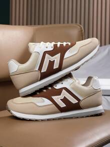 Unisex sportschoenen voor tieners, modieuze patchwork casual schoenen, klassieke retro lichtgewicht ademende hardloopschoenen, comfortabele antislip trainingsschoenen, studentencampus streetwear reizen wandelen
