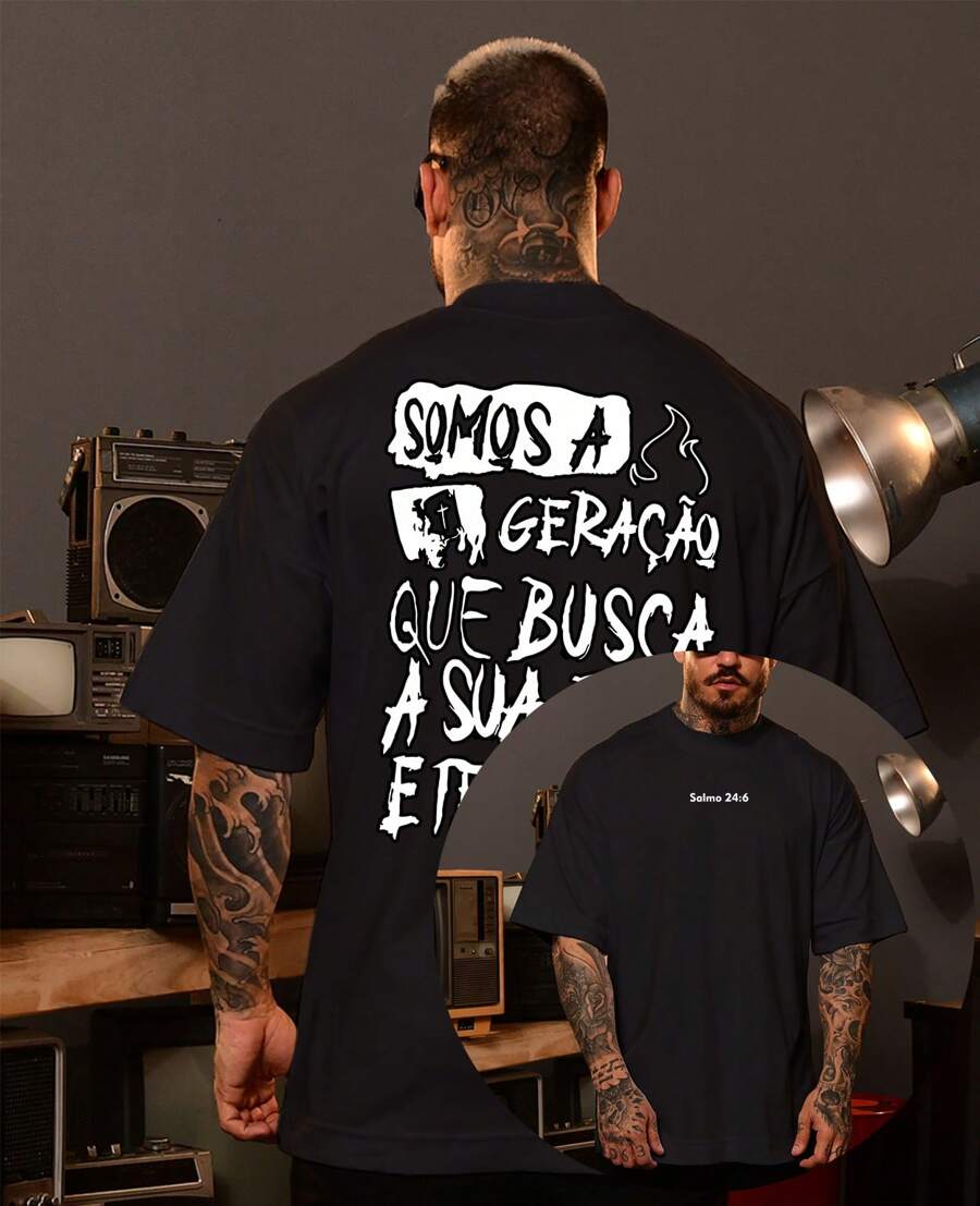 Religious T-Shirt Jesus Generation That Seeks Your Face And Worships You God - màu đen - Xem 1