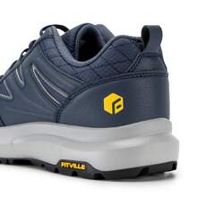 FitVille Men's Extra Wide Fit Hiking Shoes Walking Trekking Trainers With Arch Support Outdoor - Navy Blue - View 12