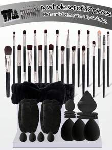 39 Professional Cosmetic Brush Sets, Including 20 Cosmetic Brushes (Foundation Make-Up Brush, Powder Puff Brush, Eyebrow Brush, Paint Brush, High Light Brush,Brush Set,Makeup Brush Kit,Make Up Brush Set,Make Up Set Complete,Makeup Brush Set,Complete Makeup Kit,Brush Kit,Brushes Makeup Set,Makeup Gift Set