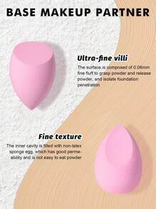 5pcs/10pcs/15pcs/25pcs/30pcs/40pcs/50pcs Professional Makeup Sponge Set, Suitable For Cream And Powder Products. Double-Sided Material Design (Velvet Surface) + Puff Accessories. Three-In-One Function (Concealer/Loose Powder/Foundation). Latex-Free, Low-Irritation Material. Travel Makeup Tool Set, Comes With Storage Bag, Skin-Friendly Material, Suitable For Beginners/Teenagers, Can Be Used For Makeup, Home Decor, Vanity, Travel, Bedroom, Etc. Keywords: Makeup Sponge, Puff, Makeup Sponge, Powder Puff, Makeup Sponge - 彩色 - 查看 5