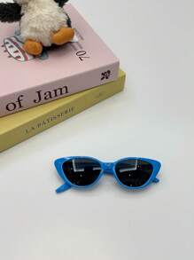 1 Pair Cat Eye Style Fashion Glasses For Children, Daily Decor & - Multicolor - View 7