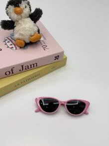 1 Pair Cat Eye Style Fashion Glasses For Children, Daily Decor & - Multicolor - View 8