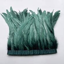 2米女式哥特式黑色羽毛肩翼服装材料，复古节日风格万圣节乌鸦天鹅女巫服装配饰 - 彩色 - 查看 19