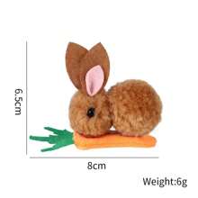 7 Pcs Easter Bunny Toys, Cartoon Rabbit Decorations, Suitable For Holidays & Mother's Day Gifts, Assorted Colors