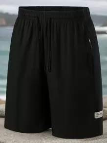 Short décontracté ample et léger pour hommes, grande taille, confortable short mi-cuisse de 12,7 cm de longueur d'entrejambe, style américain, basket-ball, entraînement, été