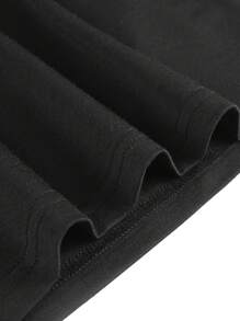 Men's Casual Street Sports Style For Spring And Summer, With A Domineering Lion And Cross Design Icon Print, Slim Fit And Thin Black Tank Top, Suitable As A Gift For Domineering Friends - Black - View 4