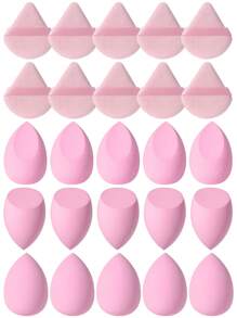 5pcs/10pcs/15pcs/25pcs/30pcs/40pcs/50pcs Professional Makeup Sponge Set, Suitable For Cream And Powder Products. Double-Sided Material Design (Velvet Surface) + Puff Accessories. Three-In-One Function (Concealer/Loose Powder/Foundation). Latex-Free, Low-Irritation Material. Travel Makeup Tool Set, Comes With Storage Bag, Skin-Friendly Material, Suitable For Beginners/Teenagers, Can Be Used For Makeup, Home Decor, Vanity, Travel, Bedroom, Etc. Keywords: Makeup Sponge, Puff, Makeup Sponge, Powder Puff, Makeup Sponge - 彩色 - 查看 14