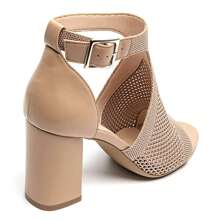 Giày sandal đế dày khoét lỗ thời trang mùa hè - Màu Khaki - Xem 4
