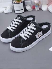 Women Flat Platform Casual Loafers, Slip On Versatile Ladies Sneakers