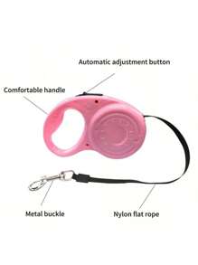 Correa de perro retráctil - Cuerda de tracción automática para perros, gatos y cachorros medianos y pequeños - Perfecta para viajes al aire libre y caminatas - Fácil de usar y conveniente