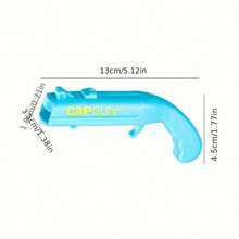 1pc Beer Bottle Opener ,Cap Gun Shaped Bottle Opener With Corkscrew - Multi-Functional Party Accessory For Beer Bottle Opening, Wine Cork Removal - Perfect For Home Bar, Party, And Wedding Favors