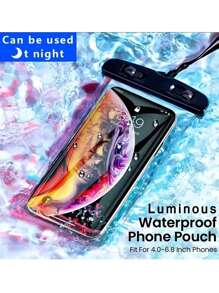 3 Paquetes - Funda impermeable para teléfono, bolsa seca impermeable para teléfono celular, compatible con Iphone 15/14/13 Pro Max Plus y teléfonos celulares de hasta 7.0" Estuche impermeable grande para teléfono