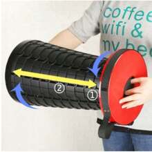 Taburete plegable portátil telescópico asiento camping telescópico ajustable al aire libre rojo, taburete plegable camping taburete asiento pesca senderismo al aire libre, silla plegable taburete plegable para casa camping jardín, taburete telescópico camping pesca silla plegable portátil