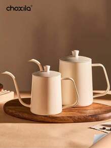 choxila 1pc Stainless Steel Pour Over Coffee Kettle With Lid, Coffee Pot, Drip Coffee Making Tool-350ml/12oz, 600ml/20oz - Pot - View 11