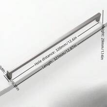 1pc Simple Quadrate Aluminum Alloy Black Brushed Furniture Cabinet Door Handles Drawer Knobs Glass Cabinet Wardrobe Door Pulls Furniture Handle Hardware