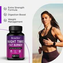 Bcuelov Weight Loss For Women - Nighttime Fat Burning Capsules - Contains White Kidney Bean And Green Coffee Beans - Boosts Metabolism - 120 Capsules - 1 chai - Xem 6