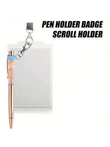 3pcs/6pcs Multi-Color Pen Holders With Badge Reel Clips - Silicone & Zinc Alloy, Secure Pocket Clip For Highlighters And Writing Instruments (Pens Not Included) - Multicolor - View 7