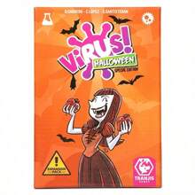 1 件装病毒万圣节扩展包桌面卡牌游戏，适合情侣、派对、聚会 - 橘色 - 查看 2