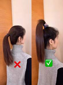 1pc/3pcs Dopamine Colorblock - Handmade Thick High Elasticity Durable Hair Ties, Must-Have Hair Accessories For Summer - Multicolor - View 5