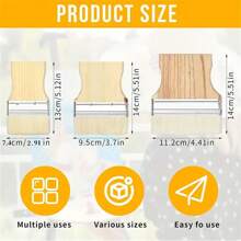 Pensule plate tip paletă, 3/4/5 inci, pachete de 3, pensule plate pentru pereți, set de pensule pentru mobilă, pensule pentru vopsirea pereților, pensulă pentru vopsele, pensulă pentru baiț de lemn, pensulă de 3/4/5 inci, înapoi la școală, rechizite școlare