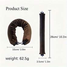 3 件装女士无热卷发器，慵懒卷发造型工具，简约欧美风格，大波浪睡眠卷发造型器