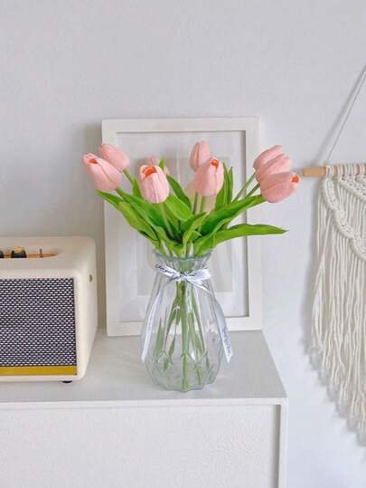 1pc Glass Vase, Geometric Hydroponic Plants Groen Pothos, Dried Flower Living Room ation, Arrangement Ornament, Diy Birthday Graduation Home view 6