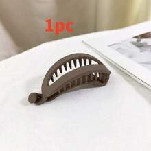 1 件/5 件长发马尾扣发卷空心扭发夹，简约时尚女士发饰，适合秋季装饰、工作和淋浴返校