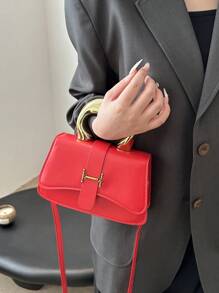 Bolso pequeño cuadrado de moda, bolso de mujer con asa de acrílico metálico, bolso de hombro/cruzado 8 en 1, bolso casual de exterior, bolso versátil para el uso diario