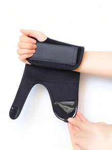 1 pieza Muñequera ajustable para mujeres y hombres, correa de compresión para la muñeca cómoda para deportes, trabajo, fitness, levantamiento de pesas, soporte de férula para la muñeca para la mano izquierda o derecha