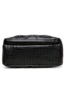 女士编织纹理斜挎包，多层软皮材质单肩包，新款春秋设计