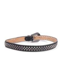Riem met strass steentjes, western cowboy punk stijl, geschikt voor tieners, casual outdoor sport of vakantie, reizen, afstudeercadeaus, verjaardagskleding accessoires, dagelijkse kleding