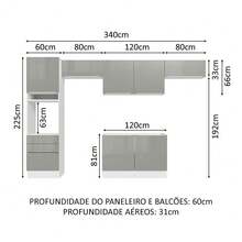 MADESA Baker's Racks - White and Gray - View 3