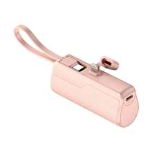Mini carregador portátil de 5000 mAh compatível com 16/15/14/13/12/11/XR/XS/X/8/7/6, com certificação MFi, ultracompacto, 20 W, PD, carregamento rápido, bateria pequena e fofa