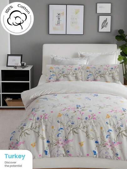 2/3-teiliges Bettwäsche-Set | Modernes Streifen- & Kreuz-Muster | Boheme Kollektion | Kuschelig & Bequem | Bettbezug + Kissenbezüge