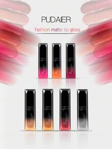 Pudaier Matte Liquid Lipstick, Long-Lasting, Transfer-Proof, Moisturizing Lip Gloss - #01 - View 2