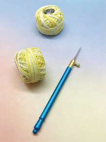 1 Box Of 6pcs/8pcs/12pcs Yellow Tone Hand-Embroidered Thread, Suitable For Cross-Stitch, Crochet, DIY Crafts - Multicolor - View 7