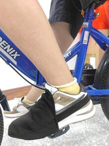 Windproof Bike Toe Lock Overshoes Protector Cover Waterproof Warm Half Toe Lock Bicycle Protector Boot Case Cycling Accessories