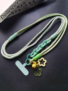 1 件双星吊饰链编织腕带/挂绳，长款斜挎手机挂绳，带手机支架，高端时尚男女通用户外便携肩带 - 彩色 - 查看 13