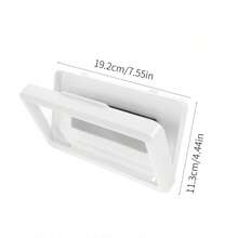 1 浴室手机支架、手机支架、手机壳、厨房壁挂式手机支架、淋浴手机支架、淋浴手机支架、PP 手机壳、防雾白色