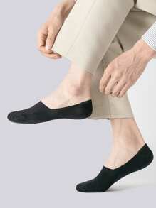 1/5/10 pares de calcetines invisibles antideslizantes de talla grande para hombre, apropiados para uso diario o deportes