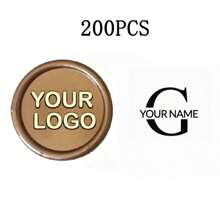 200 Pcs Wax Seals Stickers, Custom Logo Wax Stickers, Handmade Wax Seal Stickers For Wedding Invitation, Self-Adhesive Envelope Wax Stickers-Bronze,Back To School,School Supplies,Multi-Functional,Ornamental,Reusable,Modern,Colorful,Cute,Vintage,Cartoon,Kawaii,Custom,Personalized,Unique,Customized,Workers,Clients,Students,For Business/Work/Office,For School,School Supplies,Back To School,For Office,For School,For Classroom,For Teacher Gifts,For University,For Colleague,For Dorm Rooms,For Teacher,For Boys And Girls,For Teenagers,Junior High School Students,Middle School Students,High School Senior High School Students,College Students,University Students,Freshman,Sophomore,Underclassmen
