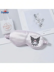 Sanrio 1pc Cute Hello Kitty Eye Mask - Sleep Companion For Rest, Soft & Lightproof Eye Mask, Quick Nighttime Sleep, Ensure Uninterrupted Rest, Best Holiday Gift For Friends