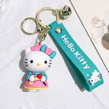 Sanrio Sanrio Countryside Sweet Couple Style Keychain Cartoon Anime Character Keychain Car Keychain Bag Cute Decoration Keychain Matching