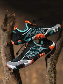 Men's Casual Water Sports Shoes, Breathable, Lightweight, Quick Dry, Non-Slip, Suitable For Surfing, Swimming, Fishing, Diving, Fitness Training, Outdoor River Tracking, Adjustable Fit