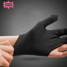 1pc Snooker/Billiard Table Glove - Thin High Elasticity 3-Finger Comfortable Glove, Suitable For Snooker Hall - Multicolor - View 2