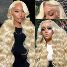 38-42Inch 13x4 Ear To Ear Body Wave Lace Front Wigs Human Hair 200% 13x6 HD Transparent Frontal Glueless Air Wigs Human Hair With Baby Hair For Women High Density Brazilian Virgin 5x5 4x4 Human Hair Wig - S613 - 查看 2