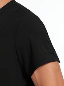 Surgical Uniforms Men Scrubs Nursing Sets Tops+Pants Suit Murse Scrubs Uniform Beauty Salon Work Clothes Hospital Scrubs Sets - Black - View 8